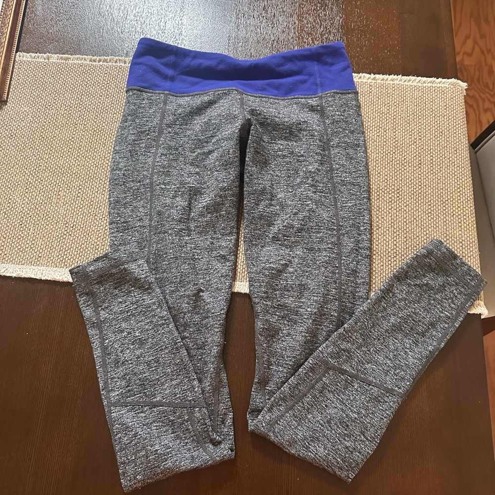 Lululemon Purple and Gray Legging